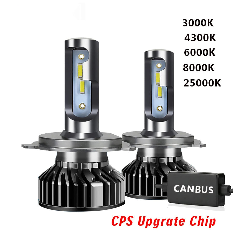 H7 LED Headlight Bulb Canbus 60000LM CSP Chip LED H4 H1 H11 H8 H9 9005 9006