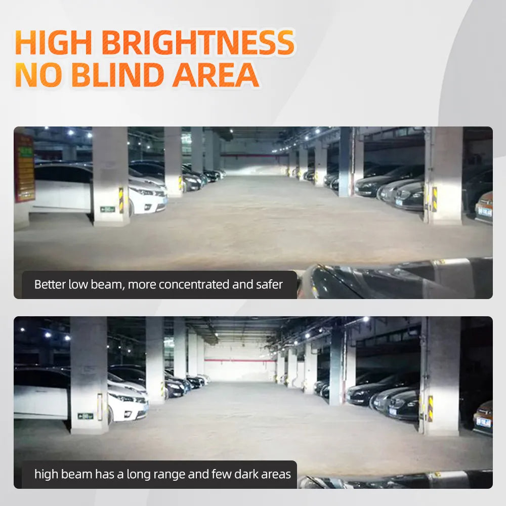 2pcs 360 Degree LED 140000LM H7 H11 LED Bulb H1 H3 H4 H8 H9 9005 HB3 9006 HB4 Auto Car Headlight 6000K Fog Light 12V