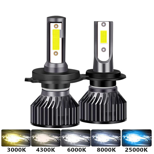 Car Headlight H7 Led Headlight 80000LM H1 H4 LED Bulbs Lamps 3000K 4300K 6000K 8000K 110W H8 H9 H11 Lamp Fog Lights